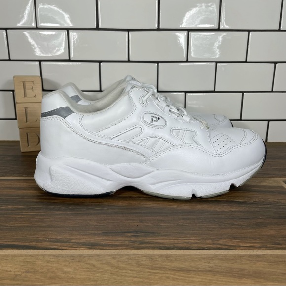 Propet Stability Walker Men's Size 8 Shoes White Comfort Walking Sneaker - Picture 3 of 10